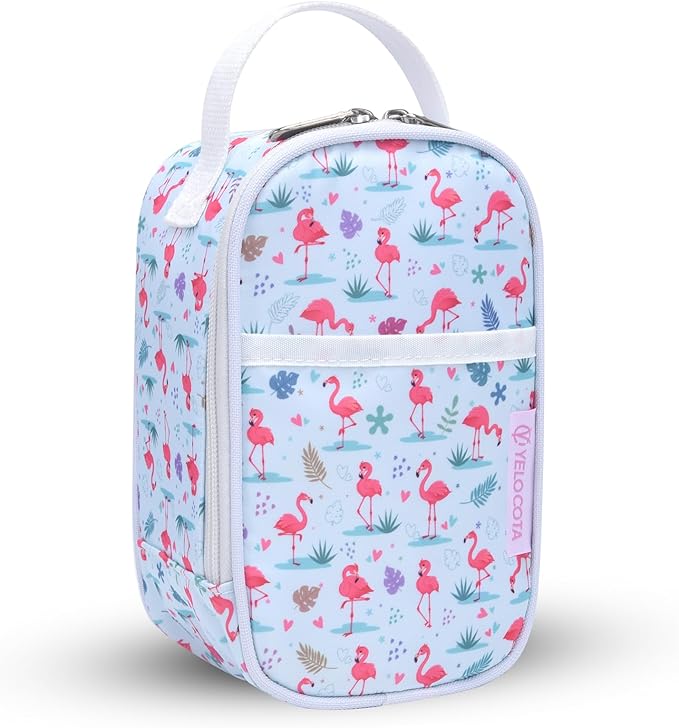 Yelocota Small Cooler Bag- Snack Bag- Insulated Lunch Bag for Kids- Lunch Thermal Bags- Exact Designed for Insulated Food Jar below 27oz-Lunch Tote Bag for Child,Men,Women