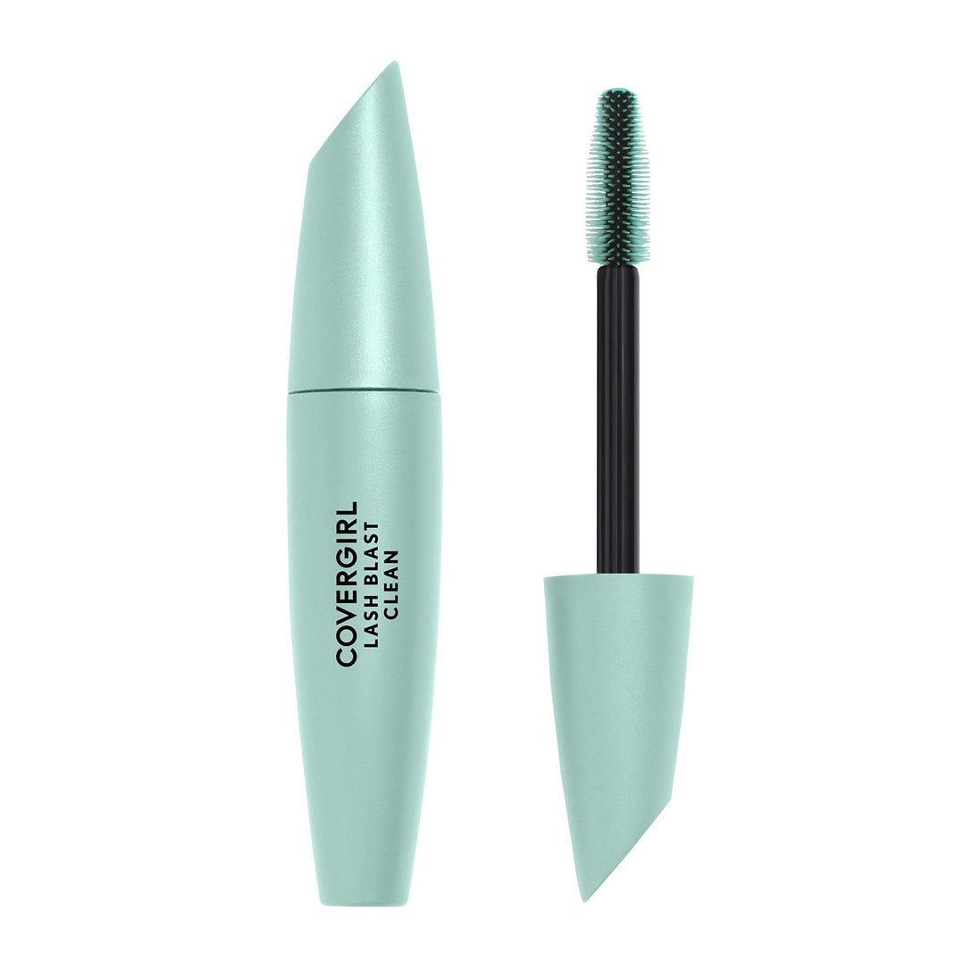 Covergirl Lash Blast Clean Volume Mascara, Vegan Formula, Volumizing, Smudge-Proof, Cruelty Free, Very Black, 1 Count