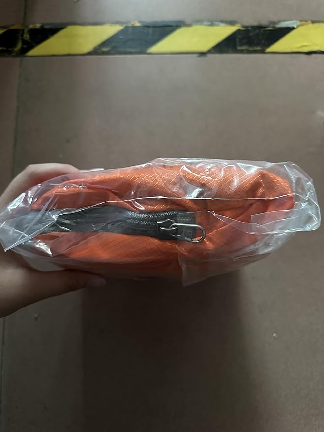 ZOMAKE Lightweight Packable Backpack 30L, Foldable Hiking Backpacks Water Resistant Compact Folding Daypack for Travel(Orange)