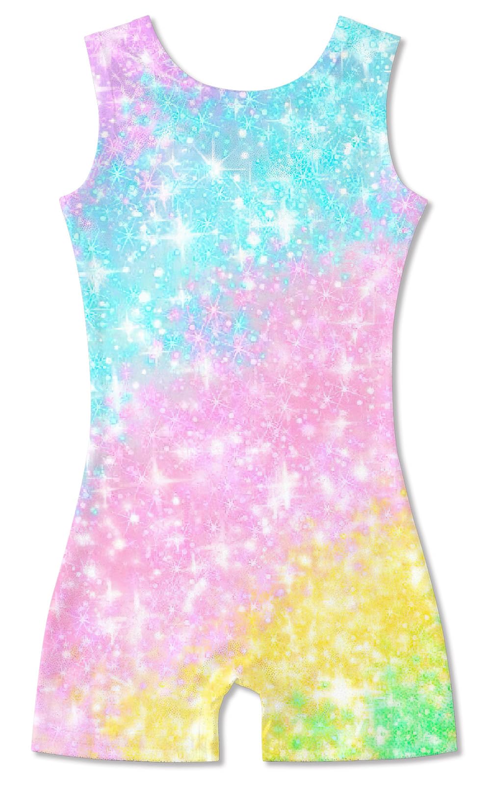 TUONROAD Gymnastics Leotards for Girls Pink Blue Yellow Sparkling 5t Size 5-6 Years Old Dance Clothing