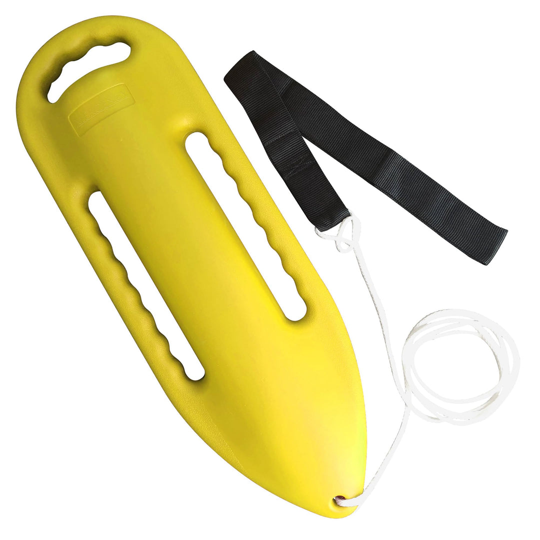 Mergency Lifeguard Float | Professional Rescue Can | Open Water Swim Buoy | Lifeguard Rescue Can (Yellow Lemon Splash)