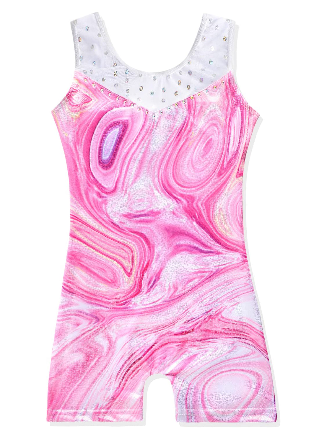 Toddler Leotards for Girls Gymnastics 2t 3t Pink Athletic Dance Wear Kid Child Biketard (Pink, 2-3T)