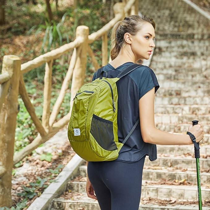 4Monster Hiking Daypack,Water Resistant Lightweight Packable Backpack for Travel Camping Outdoor