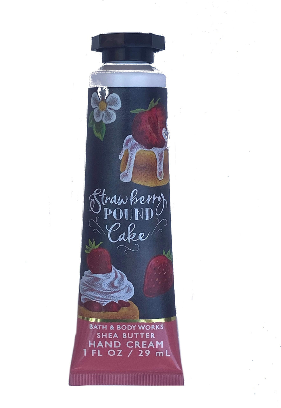 Bath Body Works Shea Butter Hand Cream Strawberry Poundcake 1oz