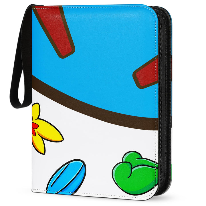 Card Binder 4-Pocket, 440 Pockets Card Holder Album with 55 Sleeves Blue