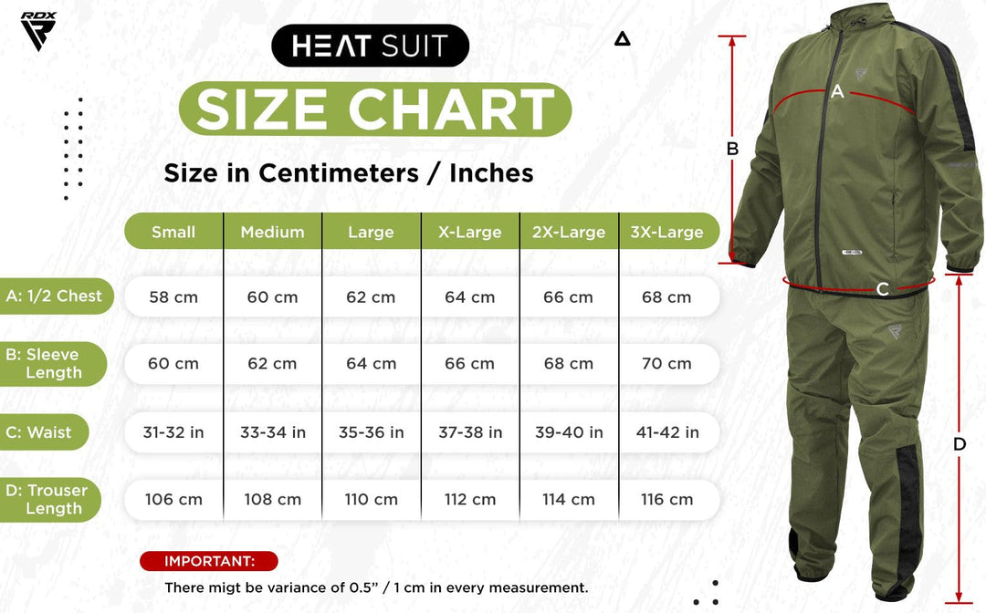 RDX Sauna Suit Full Body Heat Sweat Suit, REACH OEKO TEX 100 CERTIFIED, Anti Rip Long Sleeve Tracksuit Top Bottom