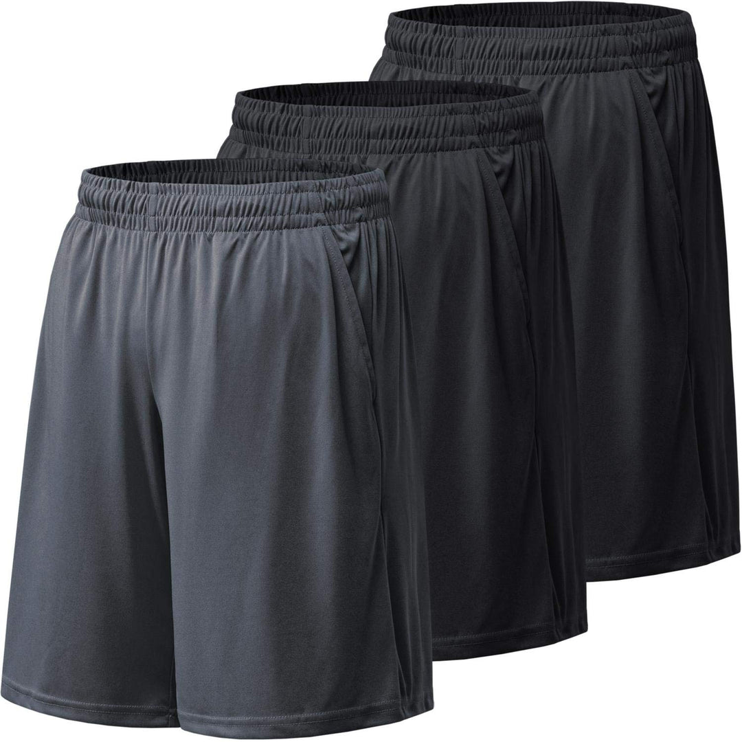 BALENNZ Athletic Shorts for Men with Pockets and Elastic Waistband Quick Dry Activewear