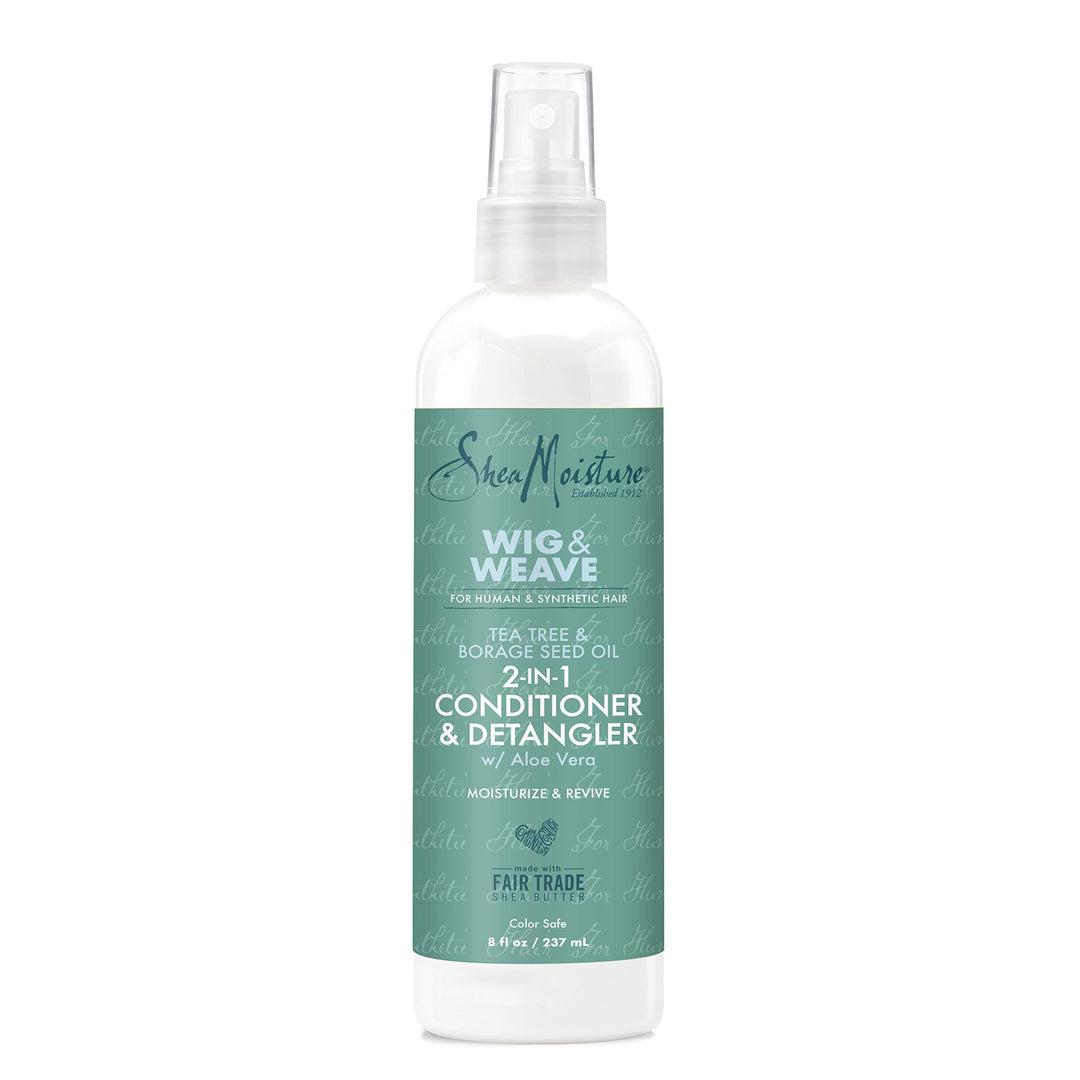 Sheamoisture 2In1 Conditioner And Detangler Leave-In Conditioner For Wig Tea Tree And Borage Seed Oil Paraben Free Conditioner 8
