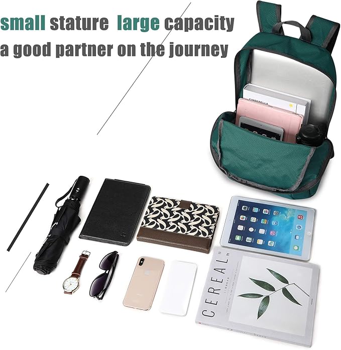 G4Free 20L Lightweight Packable Backpack Travel Hiking Daypack Foldable Backpack for Men Women