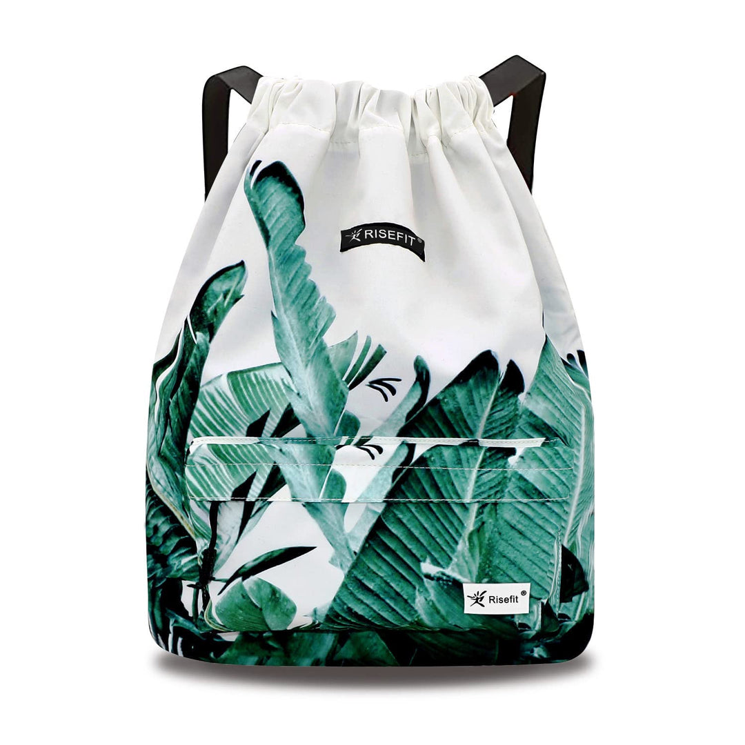 Risefit Waterproof Drawstring Bag, Gym Bag Sackpack Sports Beach Backpack for Men Women