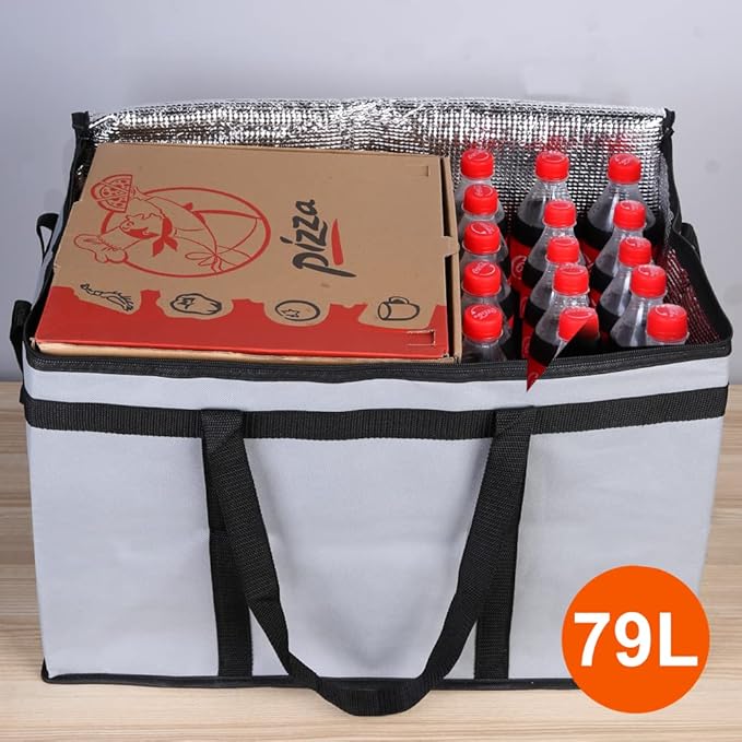 Insulated Reusable Grocery Shopping Bags, 4 Packs