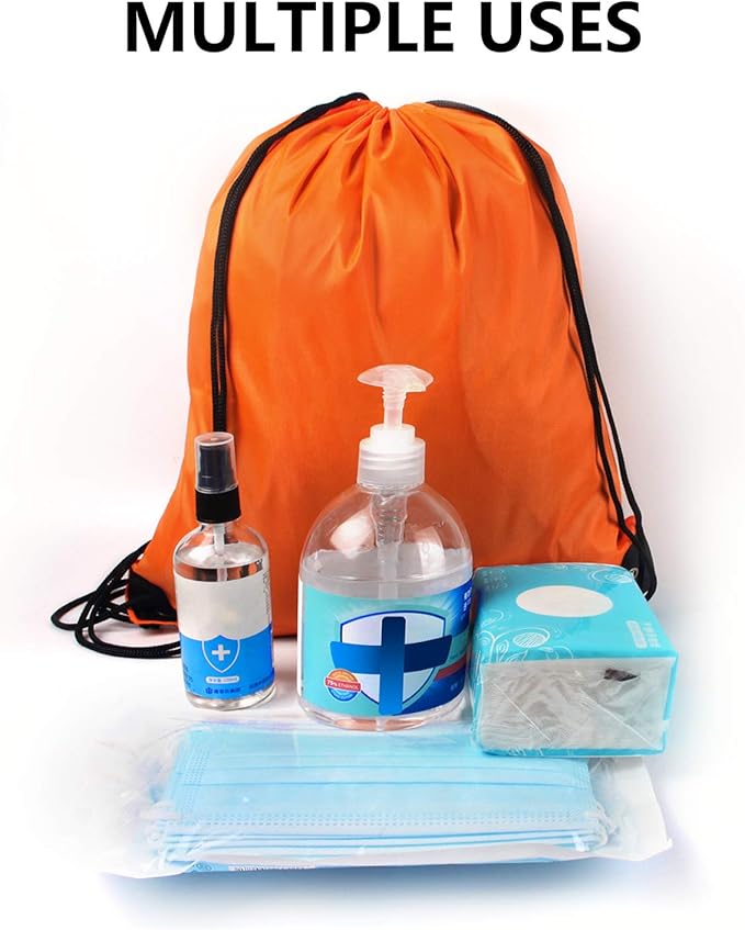 GoodtoU Drawstring Gym Backpack - 36 Pcs String Bag - Cinch Bag Bulk - 4 Colors