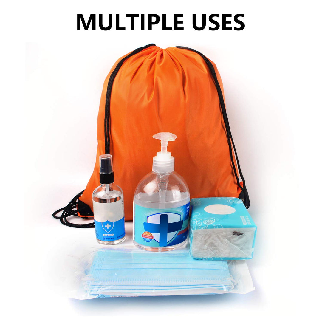 Drawstring Backpacks Bulk 48 Pcs Nylon Drawstring Bags 12 Color Gym String Backpack