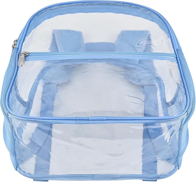 USPECLARE Clear Backpack for Stadium Approved 12×6×12, Water proof Clear Bag for Stadium Events and Concert Work Sport Event
