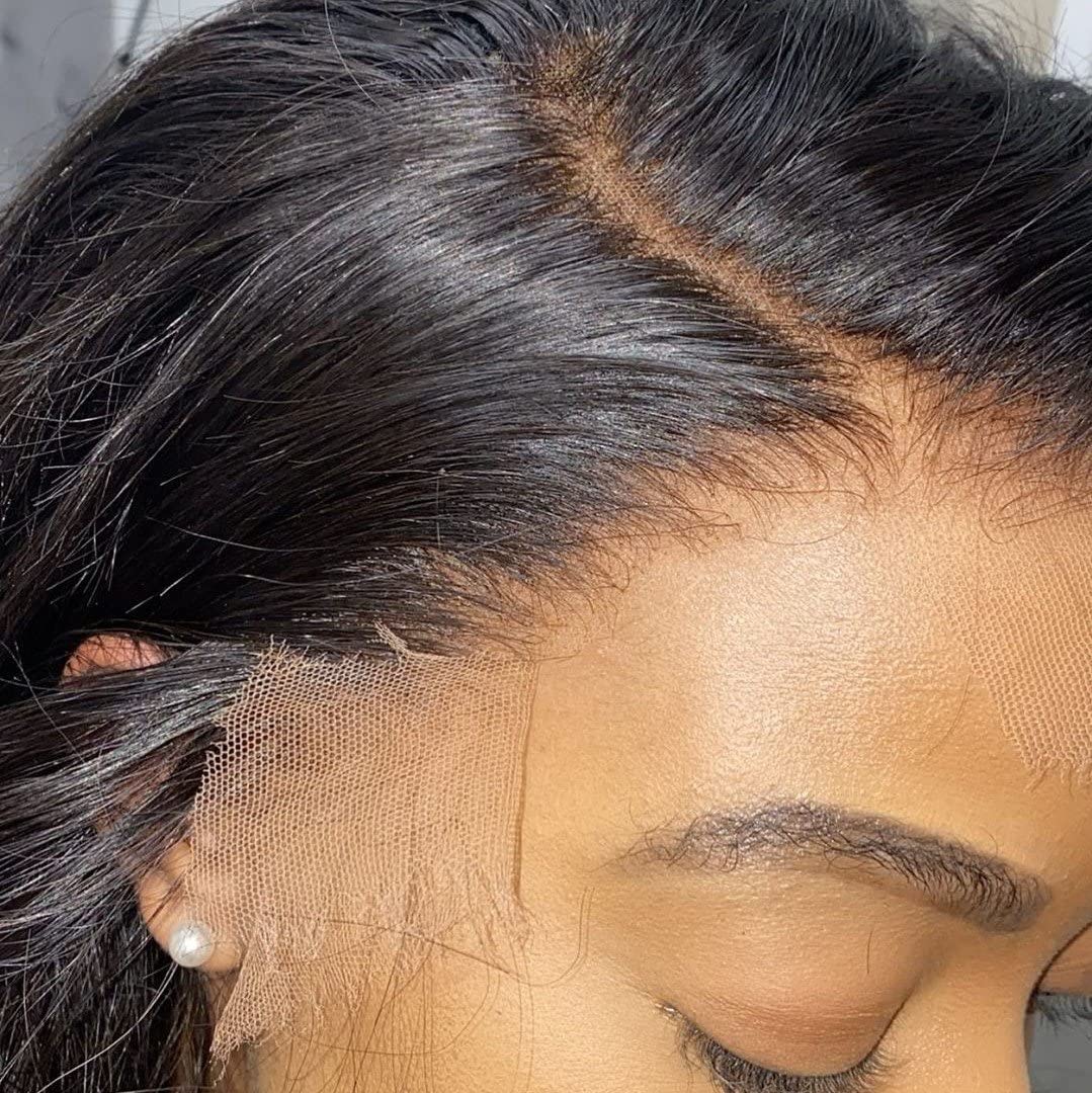 Beeos Skinlike Real Hd Lace Frontal, 13X4 Ear To Ear Virgin Human Hair Frontal Closure Body Wave Invisible Lace Frontal Pre Pluc