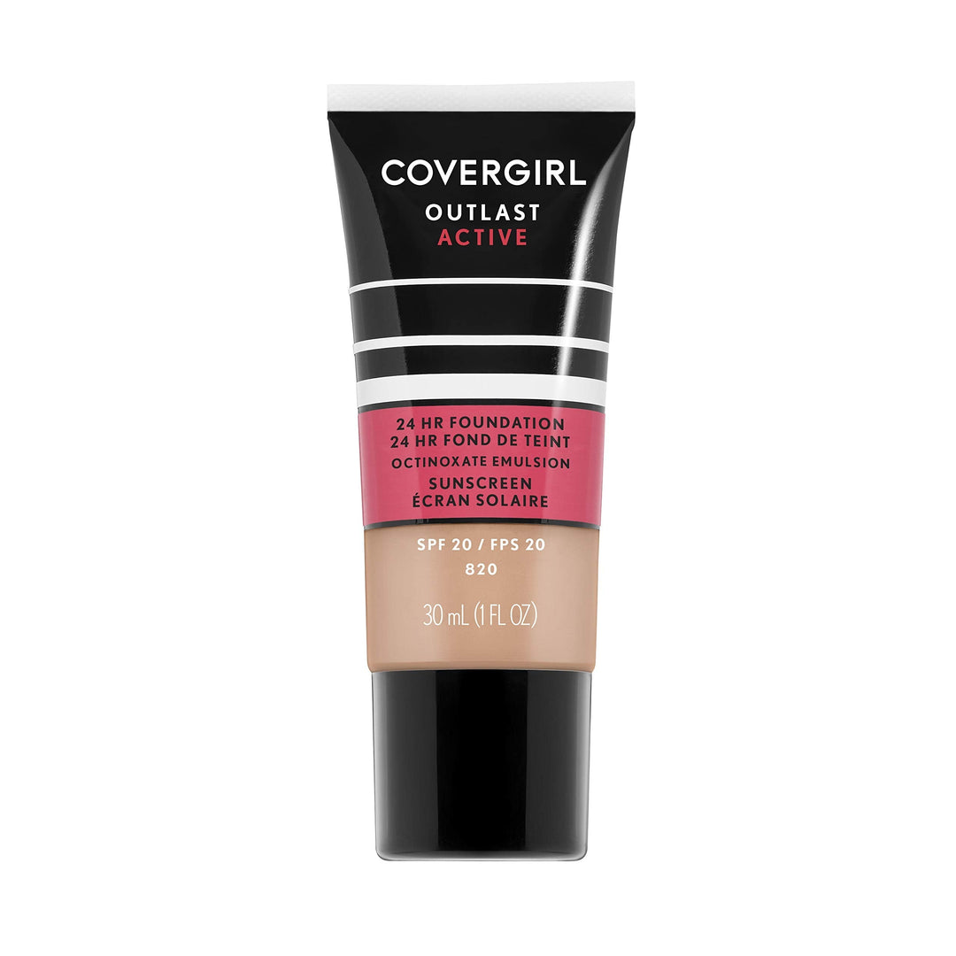 Covergirl Outlast Active Foundation, Creamy Natural, 1 Ounce