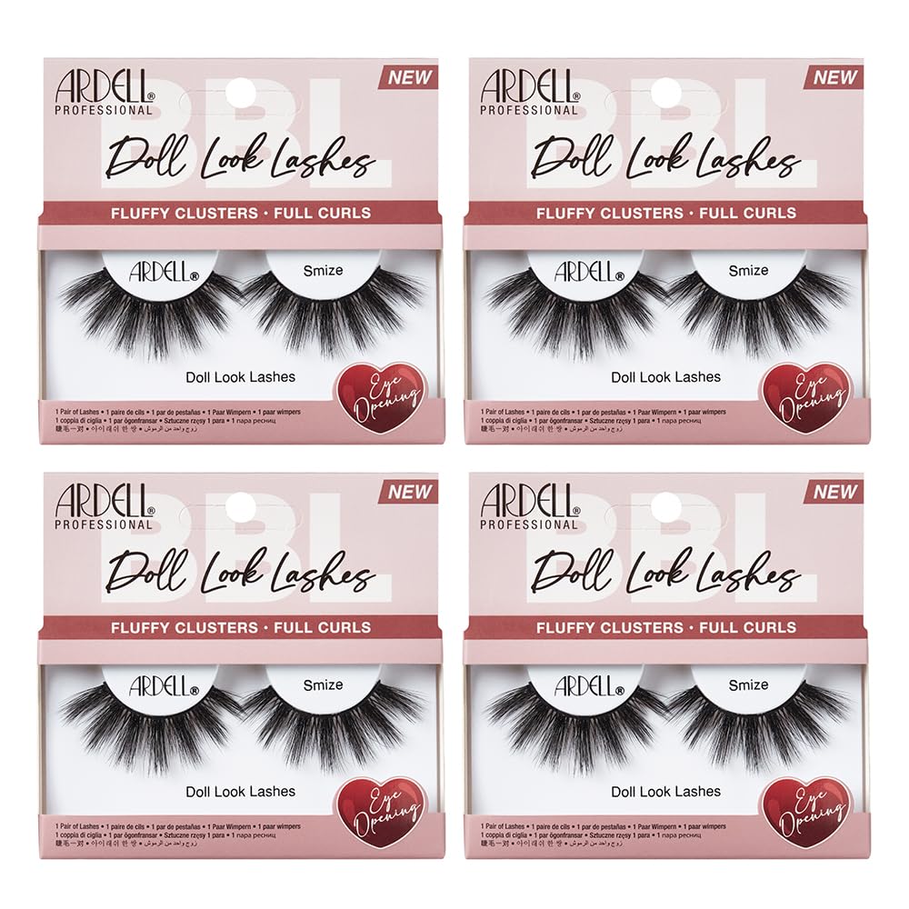 Ardell Doll Look Lashes Smize, 4 Pack