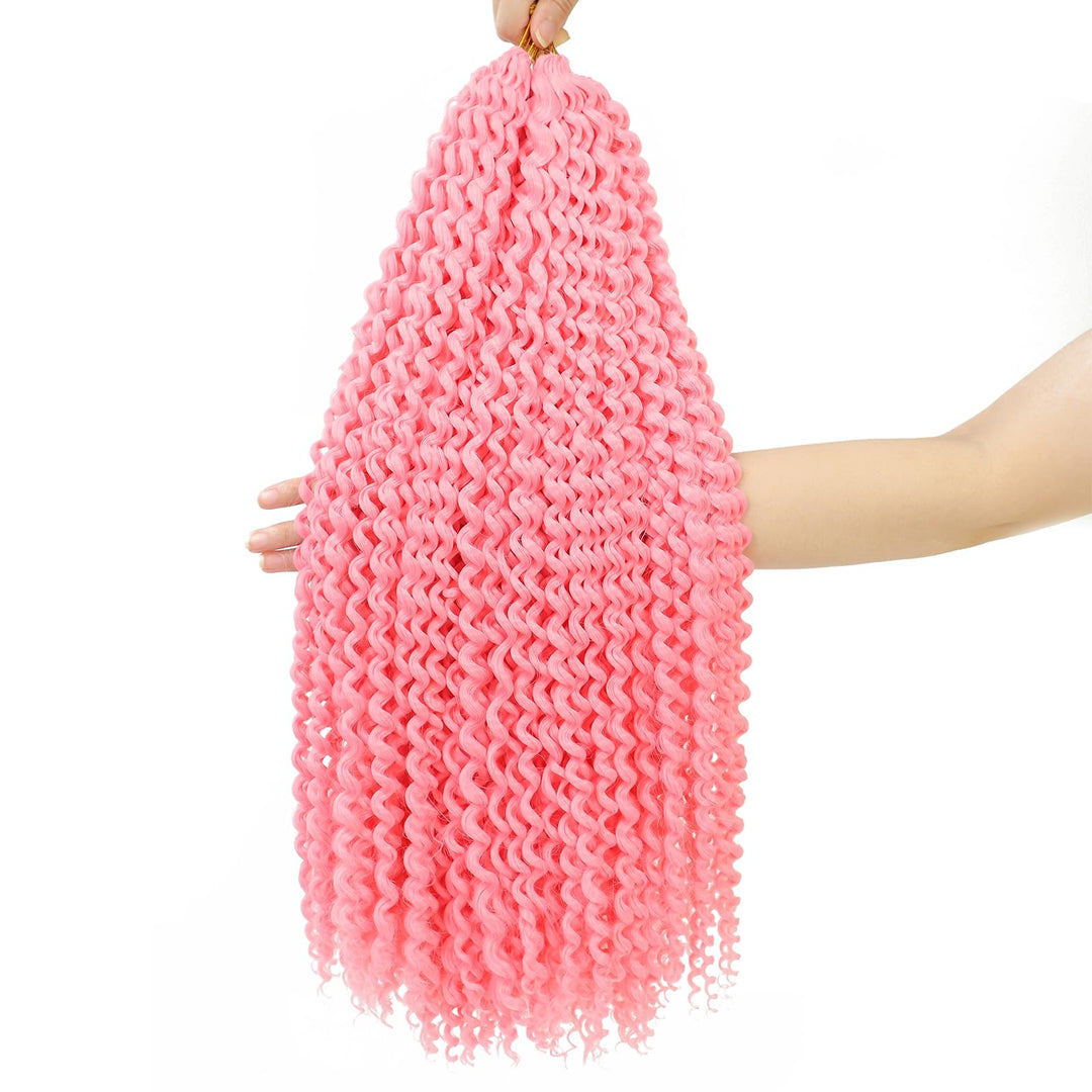 Passion Twist Hair Pink 24 Inch 8 Packs Passion Twist Crochet Hair Braiding Hair Long Bohemian Spring Twist Hair Crochet Braids