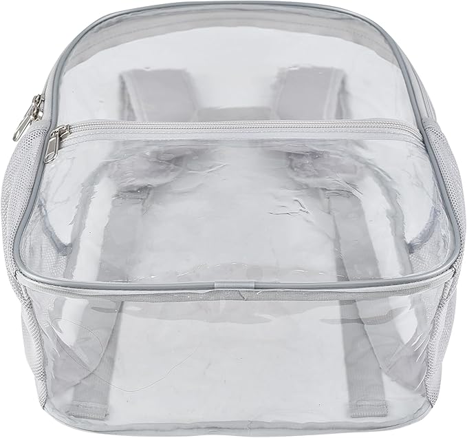USPECLARE Clear Backpack for Stadium Approved 12×6×12, Water proof Clear Bag for Stadium Events and Concert Work Sport Event