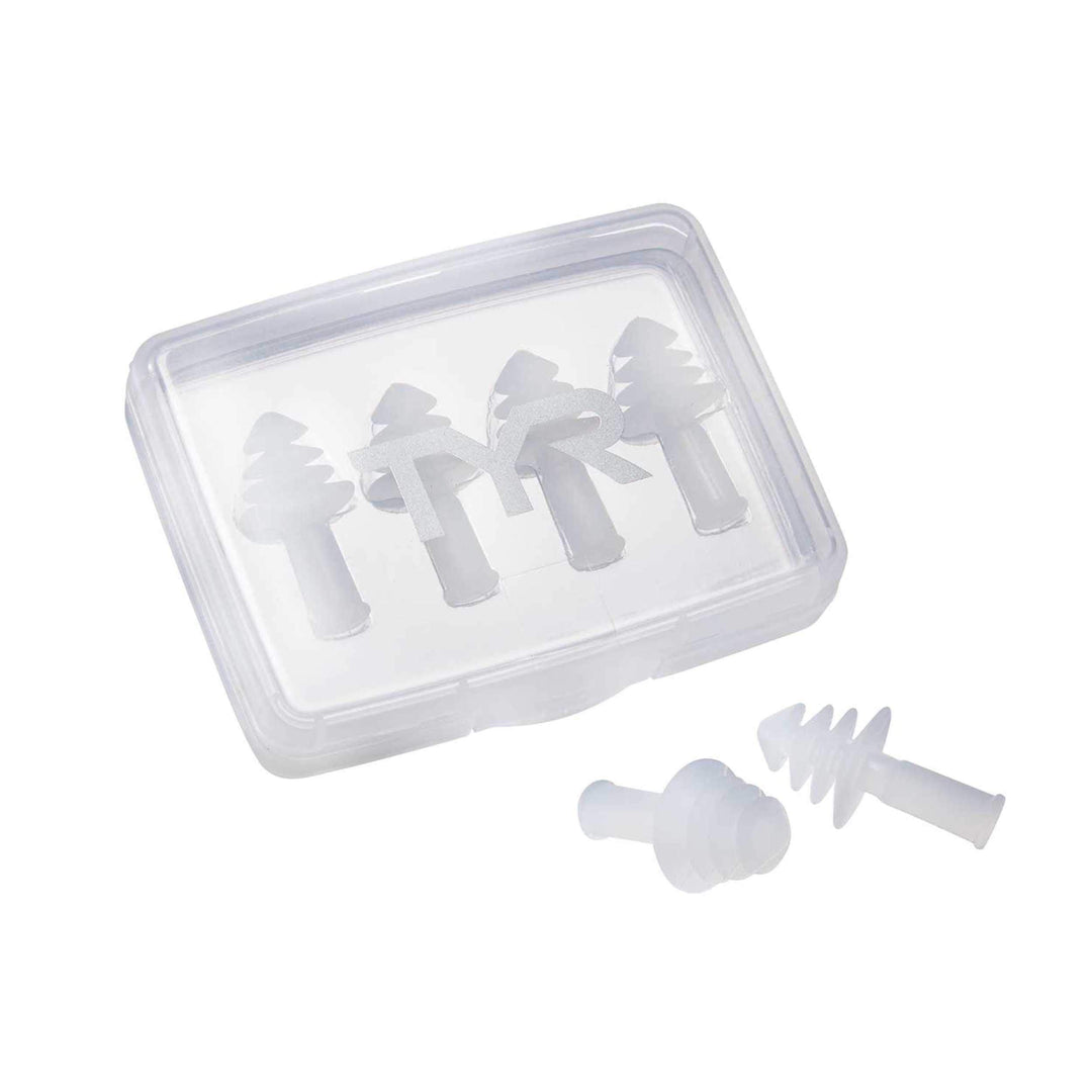 TYR Ergo Flex Ear Plugs, Pack of 4 - Blue Green