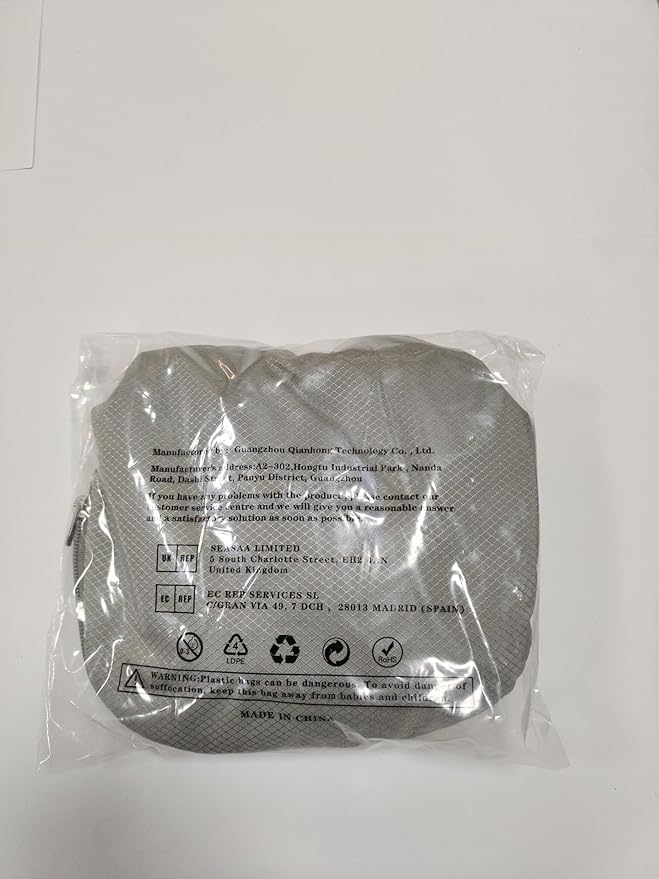 ZOMAKE Lightweight Packable Backpack 30L, Foldable Hiking Backpacks Water Resistant Compact Folding Daypack for Travel(Sliver Grey)