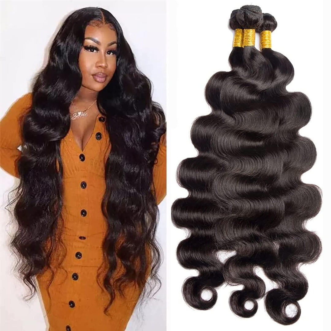 12A Brazilian Body Wave Bundles (18 18 18 Inch) Human Hair Bundles 100% Unprocessed Virgin Human Hair Body Wave 3 Bundles Human