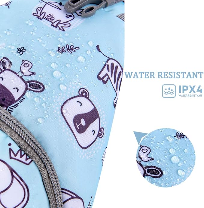 ZOMAKE Sling Bag for Women Men, Small Crossbody Sling Backpack, Mini Water Resistant Shoulder Daypack for Travel, Anti Thief Chest Bag for Hiking, Sports(Zoo Blue)