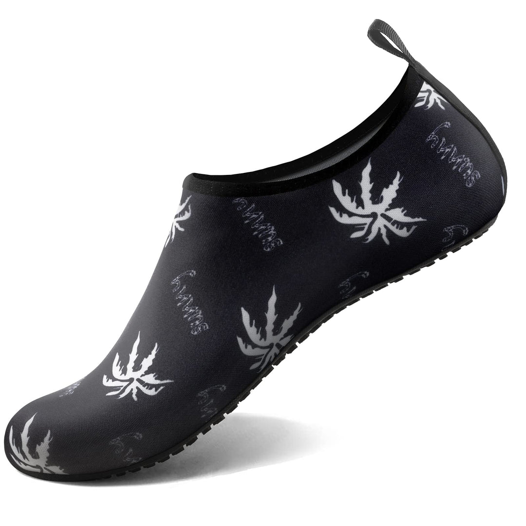 Water Socks for Women Men Adult Aqua Swim Shoes Beach River Pool Barefoot Yoga Exercise Wear Sport Accessories Quick-Dry Must Haves Size 5-6Women/4-5Men(N-Coconut)