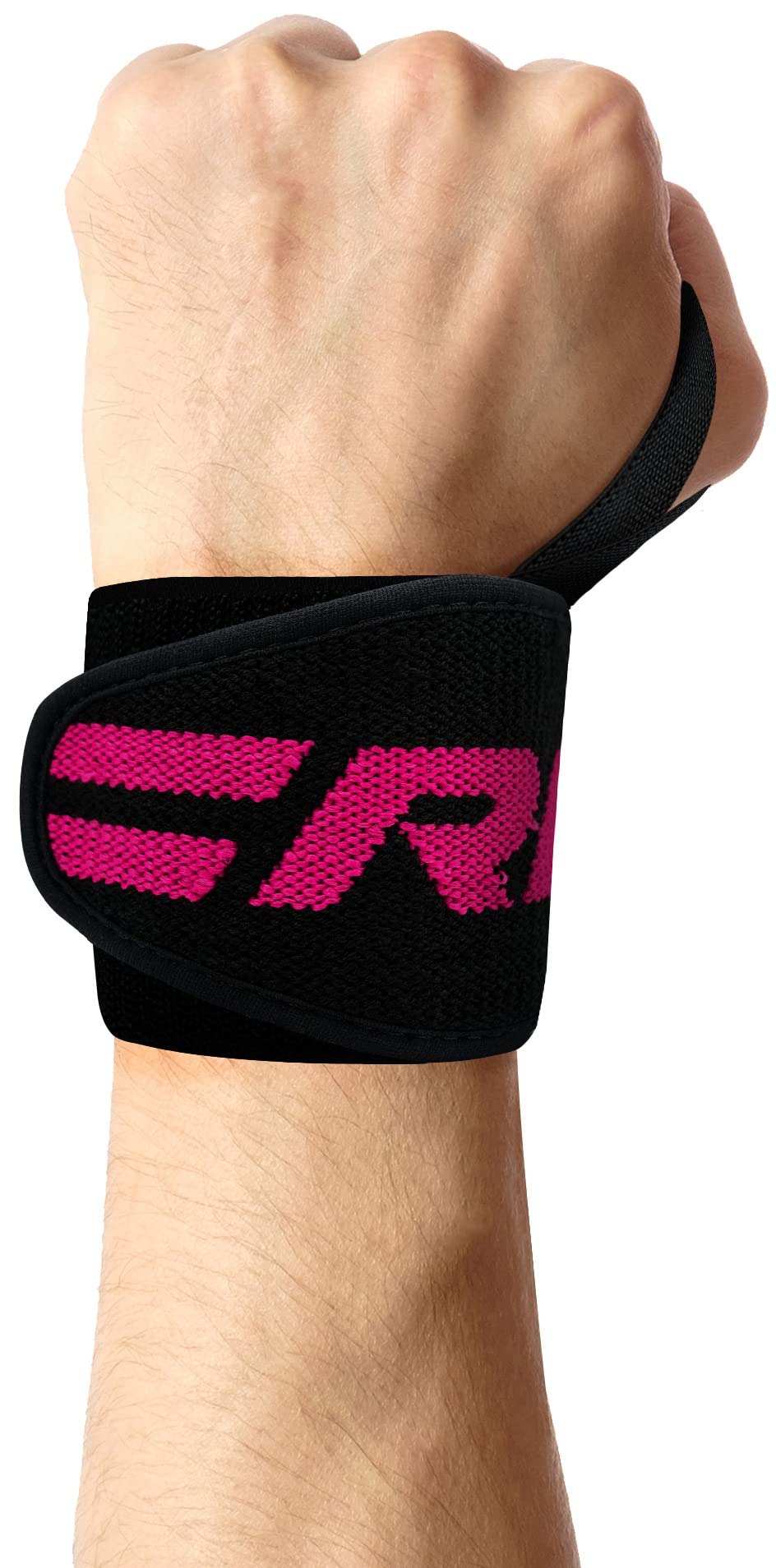 RDX Wrist Wraps for Weightlifting (Pair), IPL USPA Approved, Elasticated 18” Cotton Straps Support with Thumb Loop, Gym Wrap for Weight Lifting Powerlifting Competition Strength Training Bodybuilding