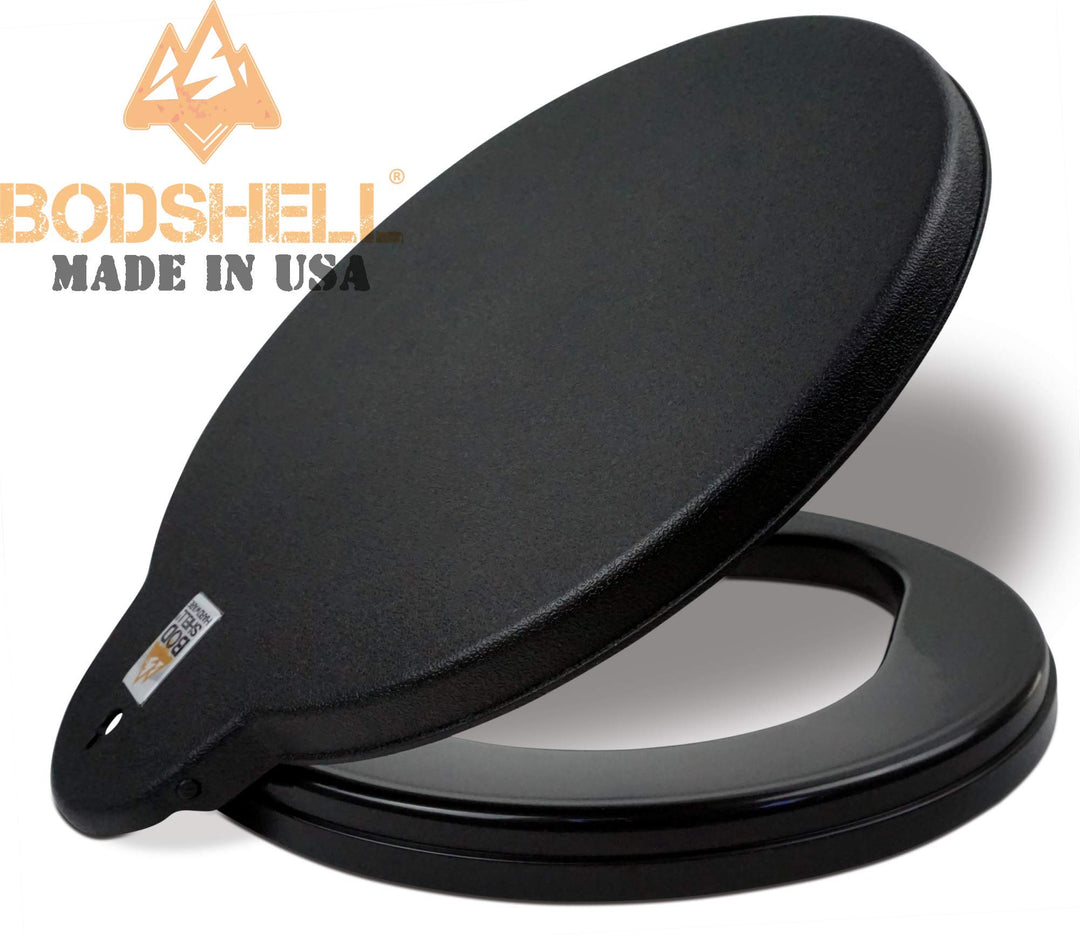 BodShell Portable Toilet Seat Lid Bundle with Sanitation Kit - for Emergencies and Camping, fits 5 Gallon Bucket (Lid and Sanitation Kit)