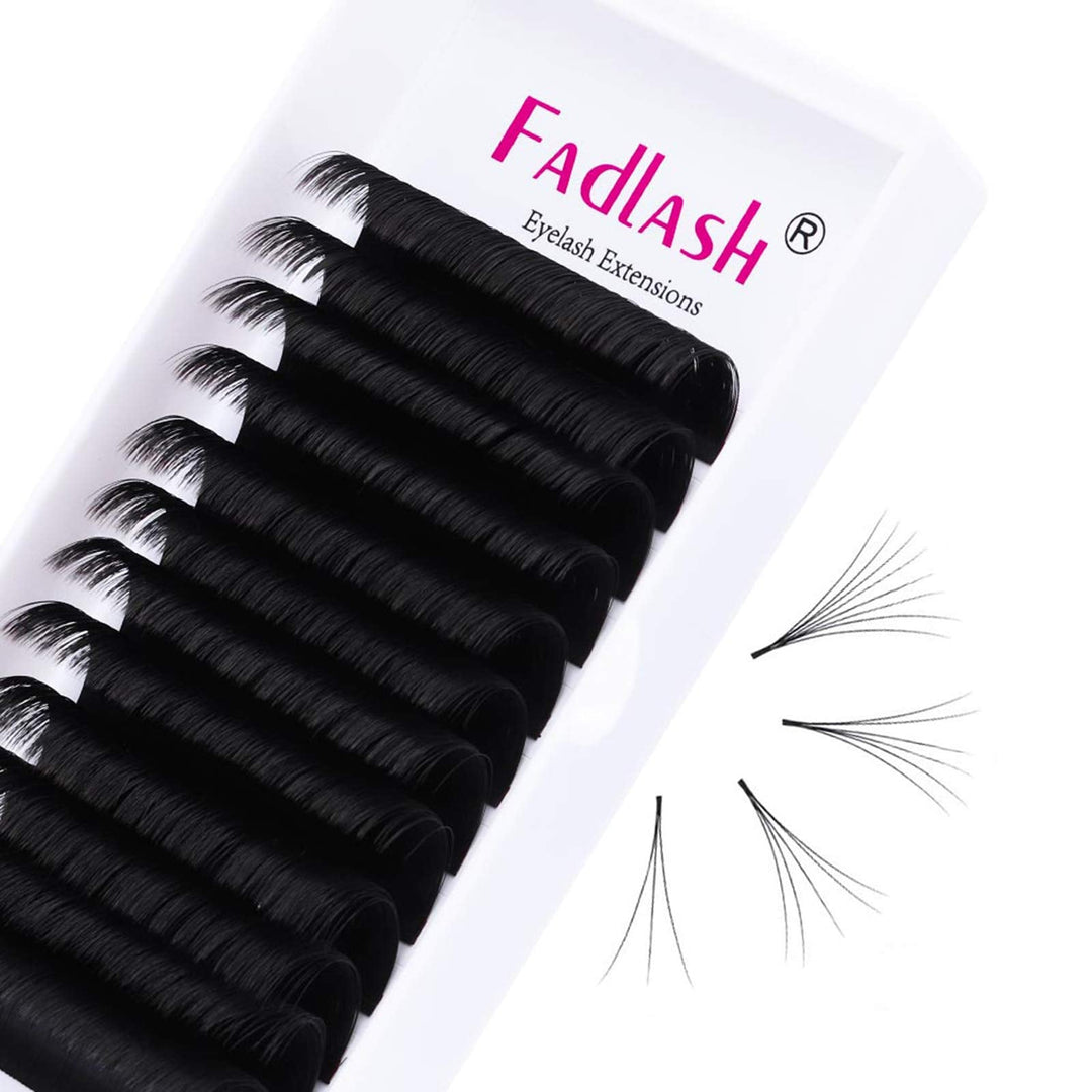 Lash Extension Easy Fan 0.03-0.10Mm C D Cc Dd L Curl 8-30Mm Length Volume Lash Extensions Self Fanning Eyelash Extensions Russia