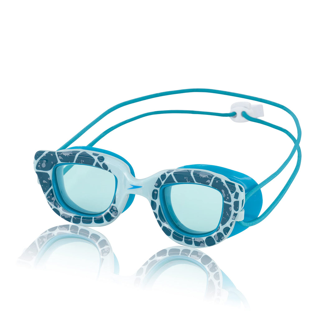 Speedo Unisex-Child Swim Goggles Sunny G Ages 3-8, Enamel Blue/Jade
