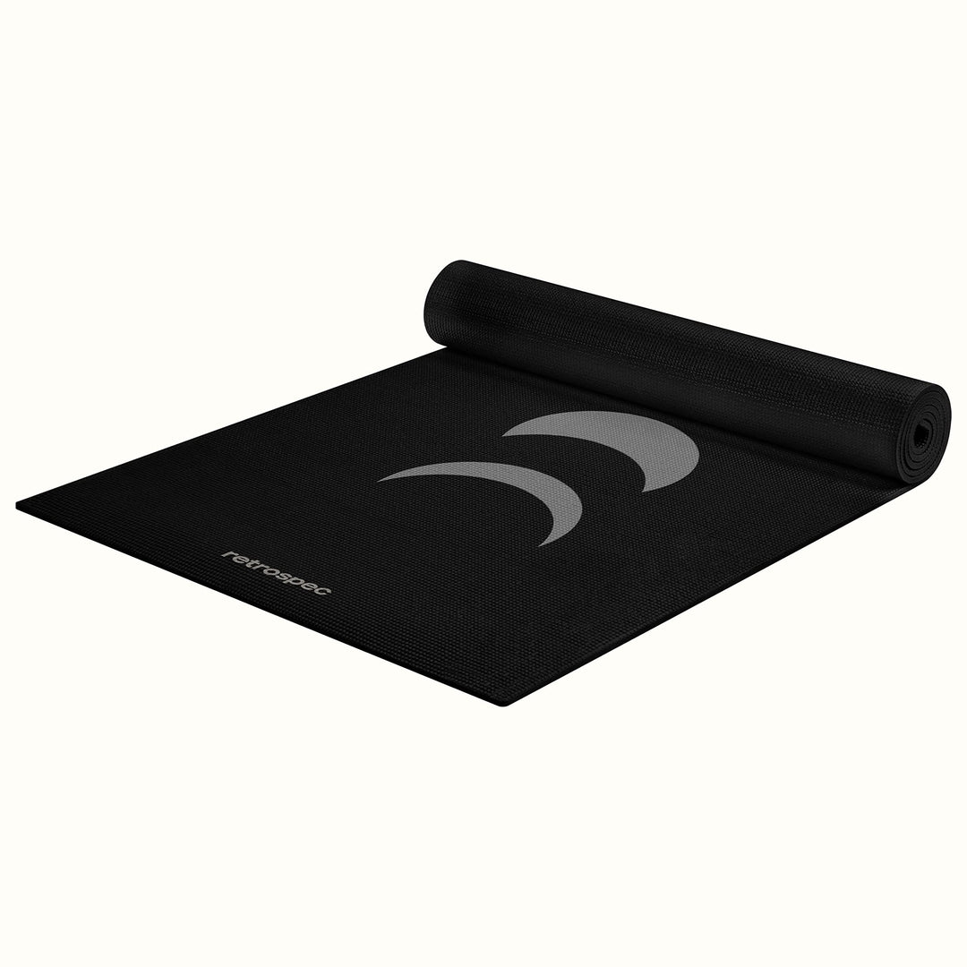 Retrospec Pismo Yoga Mat for Men & Women - 72” x 24” x 5mm - Extra Long Non Slip Exercise Mat for Yoga, Pilates, Stretching, Floor & Home Workouts - Lunar