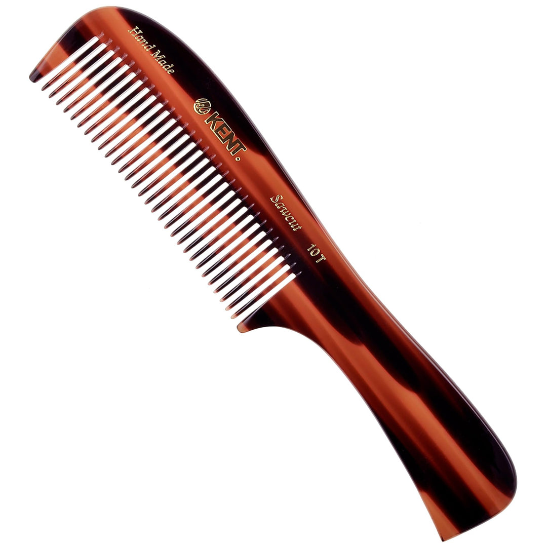 Kent 10T Large Wide Tooth Comb - Rake Comb Hair Detangler / Wide Tooth Comb For Curly Hair - Beard Combs/Hair Comb Hair Care Det