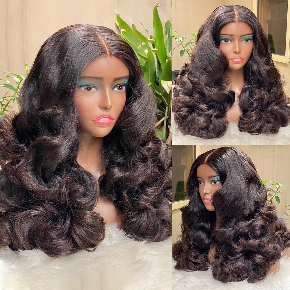 200% Density Loose Wave Lace Front Wigs Human Hair Pre Plucked 360 Hd Transparent Lace Front Wig Withbaby Hair Lace Front Wigs H