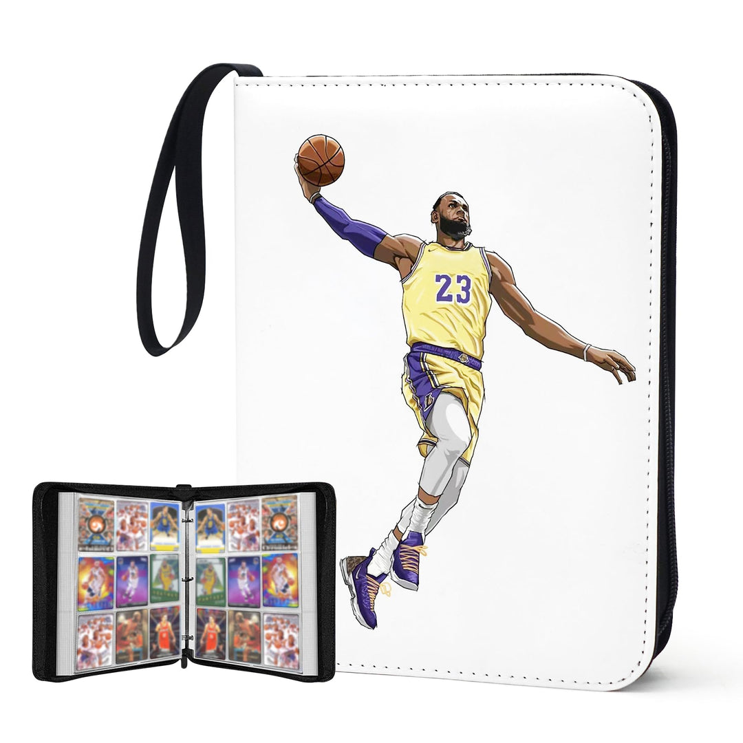 900 Pockets Basketball Card Binder,Basketball Trading Cards Holder Card Collectors Album,Portable Waterproof Card Storage Book with Removable Sleeves,Compatible with Basketball and Sports Cards