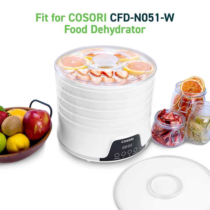COSORI Food Dehydrator Pioneer Style CFD-N051-W & Food Dehydrator Machine Fruit Roll Sheets CFD-FR051-WUS