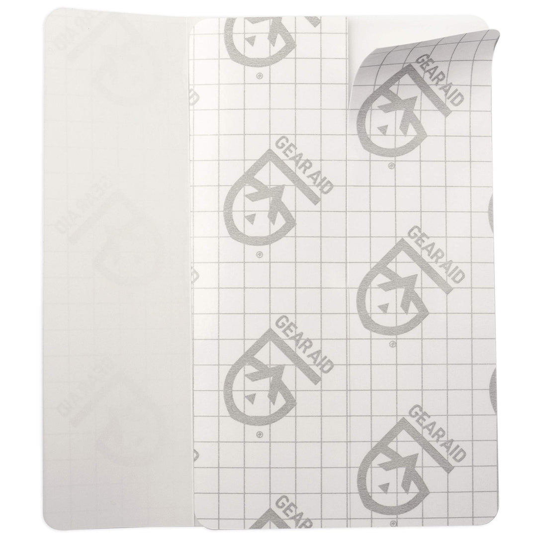 GEAR AID Tenacious Tape Flex Patches for Vinyl and Fabric Repair, Clear, Two 3" x 5" patches (10800)