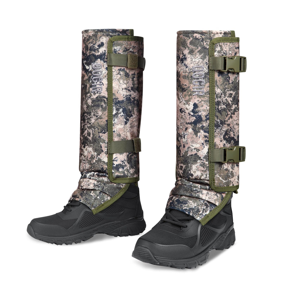 LUCKY CLOVER Snake Gaiters, Waterproof Snake Guards Bite Protection for Lower Legs, Snake Proof Gaiters Fit for Men & Women, Adjustable Size Snake Chaps for Hunting Hiking and Farm