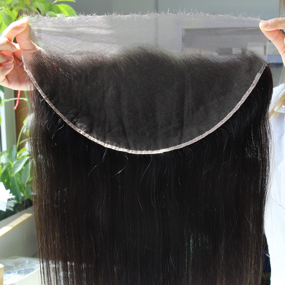 Beeos 13X6 Skinlike Real Hd Lace Frontal Only, 0.10Mm Ultra-Thin Swiss Hd Lace Vivid Clean Pre Plucked Natural Hairline Silky St