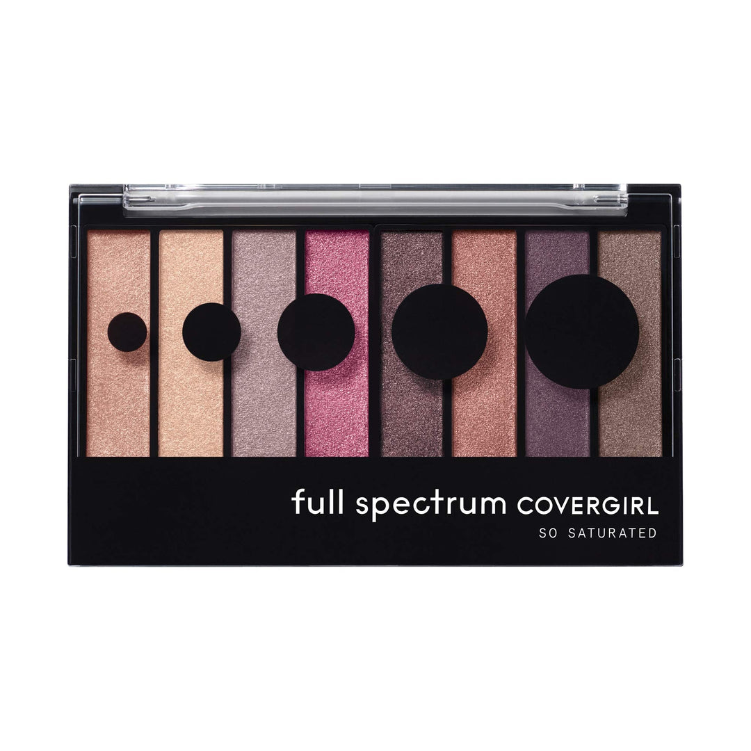Covergirl So Saturated Shadow Palettes, Posh, 0.22 Ounce