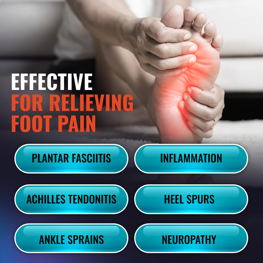 PhysFlex Compression Socks for Plantar Fasciitis, Achilles Tendonitis Relief - (1 Pair) Ankle Compression Sleeve for Heel Spurs, Foot Swelling & Fatigue - Arch Support Brace for Everyday Use