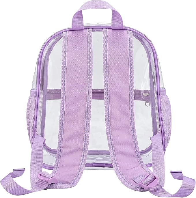 USPECLARE Clear Backpack for Stadium Approved 12×6×12, Water proof Clear Bag for Stadium Events and Concert Work Sport Event