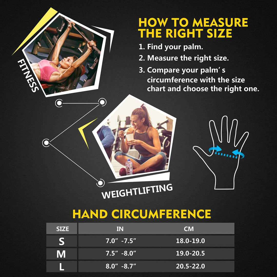 ihuan Breathable Weight Lifting Gloves: Fingerless Workout Gym Gloves Wrist Support Palm Protection Extra Grip for Fitness Rowing Pull-ups (Pink, XS)