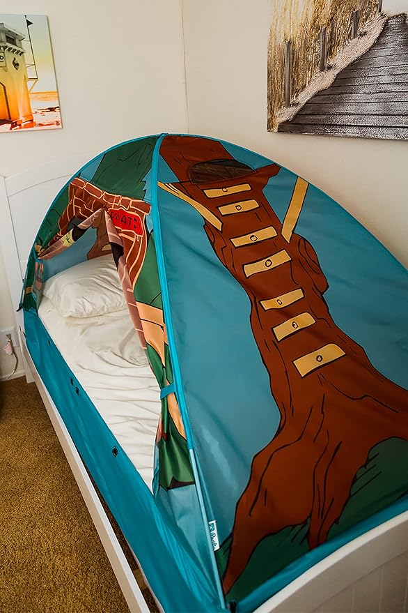 Pacific Play Tents 19790 Kids Tree House Bed Tent Playhouse - Twin Size