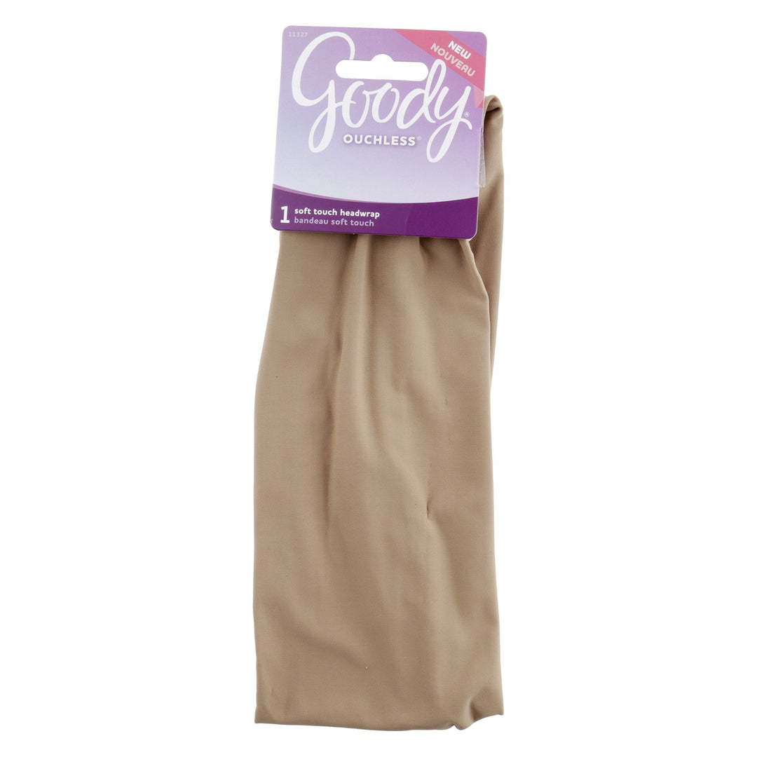 Goody Ouchless Soft Touch Head Wrap, Commando, 3 Count
