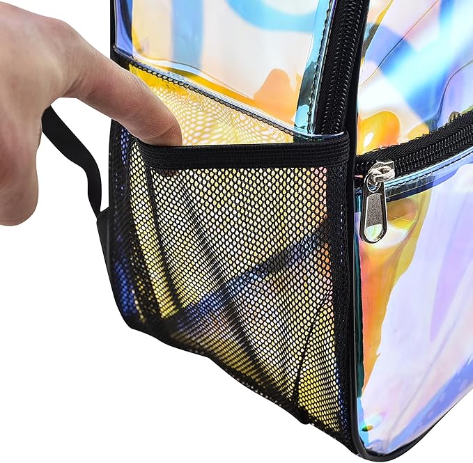 USPECLARE Clear Backpack for Stadium Approved 12×6×12, Water proof Clear Bag for Stadium Events and Concert Work Sport Event