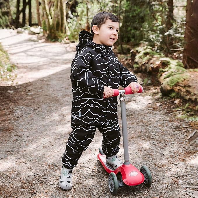 JAN & JUL Waterproof Fleece Lined Snow and Rain Pants for Toddlers and Kids