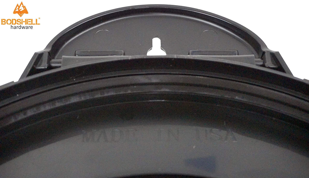 BodShell Portable Toilet Seat Lid Bundle with Sanitation Kit - for Emergencies and Camping, fits 5 Gallon Bucket (Lid and Sanitation Kit)