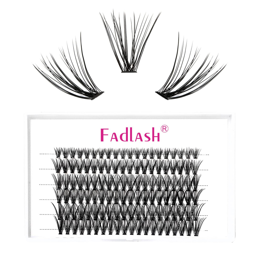 Individual Lashes 30D Lash Clusters Extensions Volume Diy Eyelash Extension Kit Mink Cluster Lash Extensions Fluffy Individual F